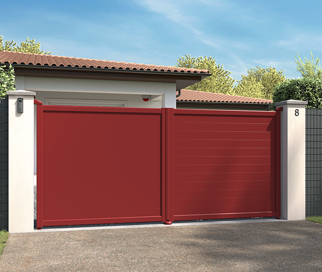 Portail battant aluminium Millau