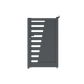 Portillon en aluminium Rochefort