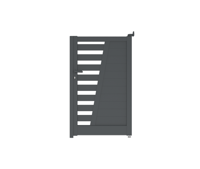 Portillon en aluminium Rochefort