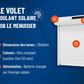 Volet roulant aluminium solaire