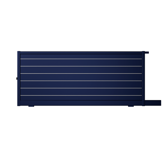 Portail coulissant aluminium Tarbes