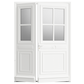 Porte d'entrée PVC Brézé 2 vantaux inégaux
