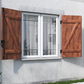 Volet battant PVC plaxé 2 vantaux 28mm