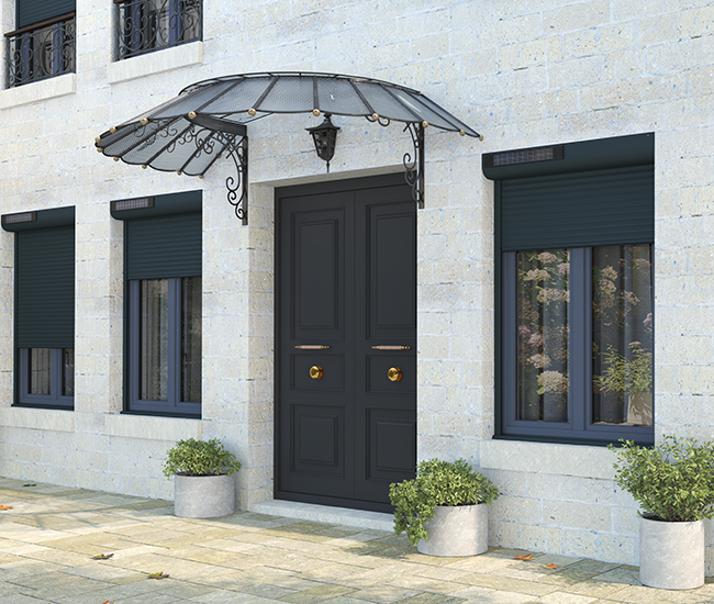 Volet roulant aluminium solaire