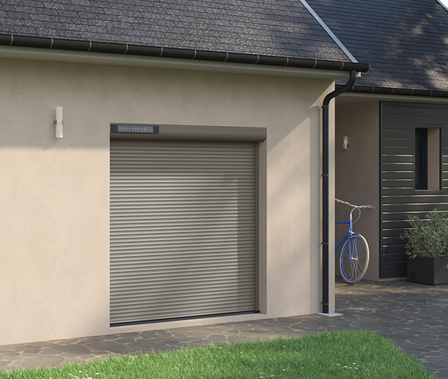 Volet roulant aluminium solaire