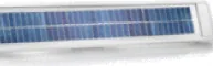 Panneau solaire blanc avec batterie