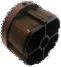 Tandem télescopique pour axe de 80 mm